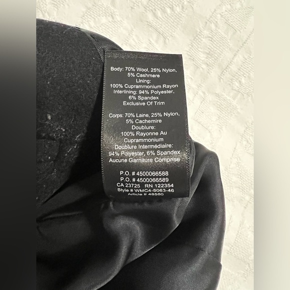 Wilfred Cocoon Wool Cashmere Coat (XXS) - Picture 7 of 7